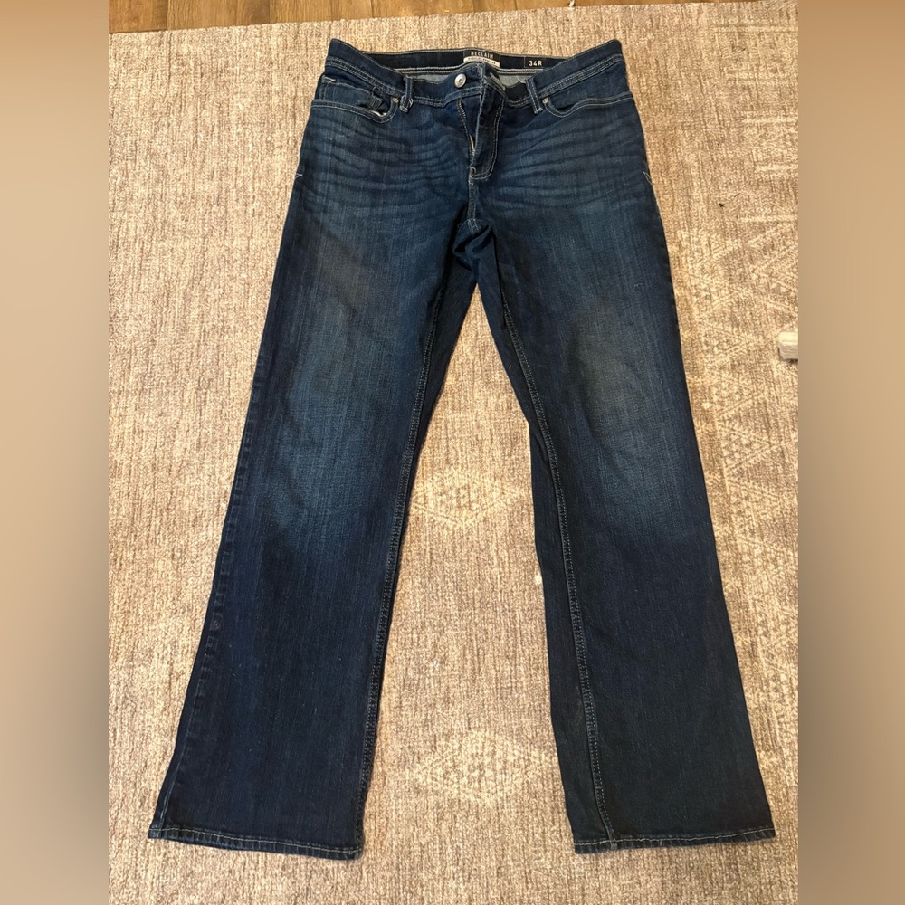 Buckle Men's Bootcut Jeans - Dark Indigo